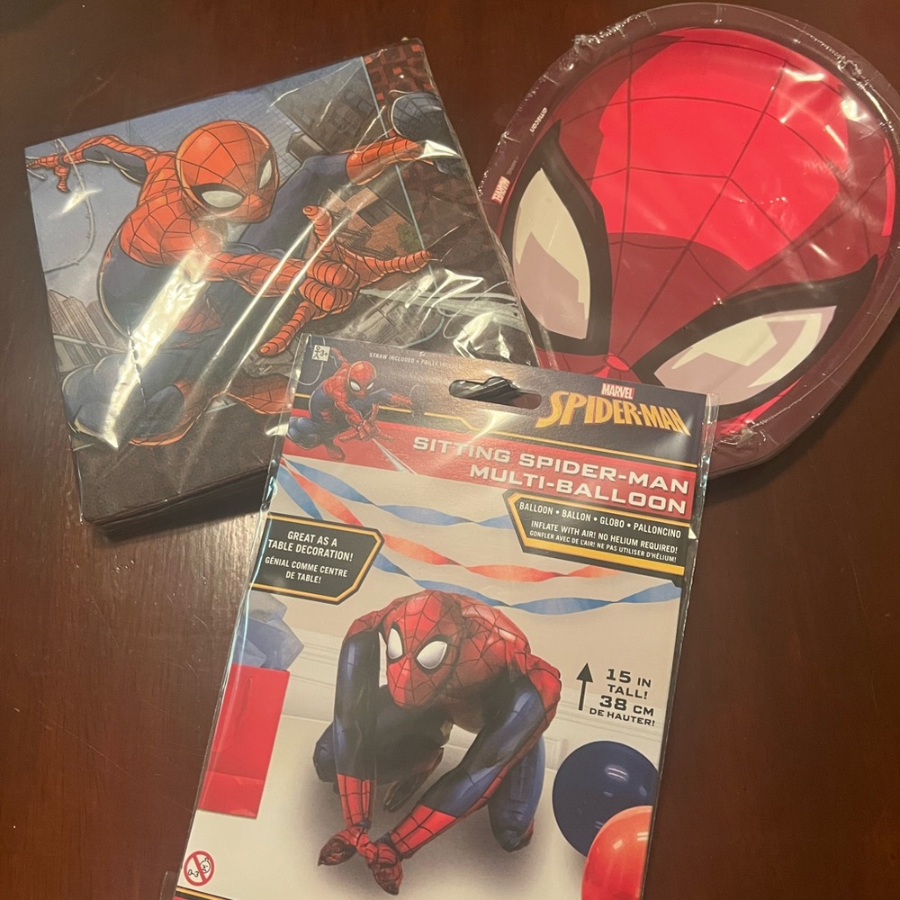 Marvel Spider-Man Party Set Bundle